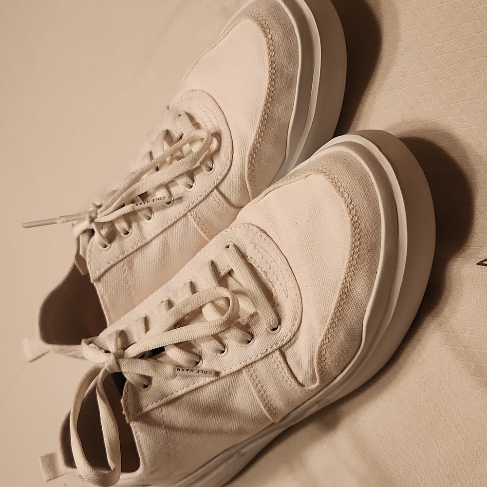 Cole Haan Cream Athletic Shoes